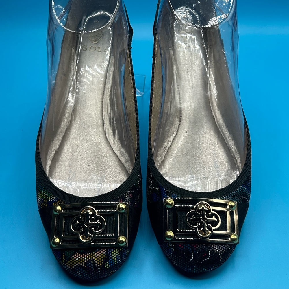 Isola Britt II Women’s Colorful Graffiti Retro Ballet Flats Size 6